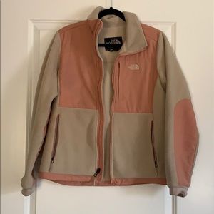North Face fleece zip up jacket medium